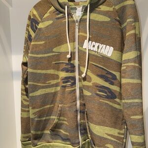 Camouflage Zip-Up Hoodie